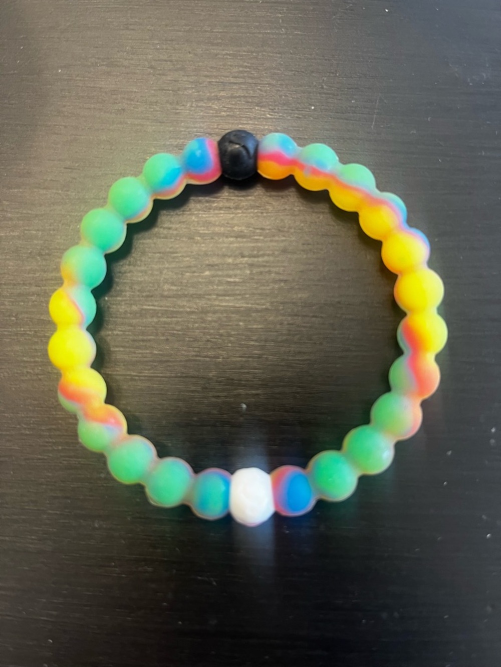 Bright Multicolor Lokai Water Filled Bracelet